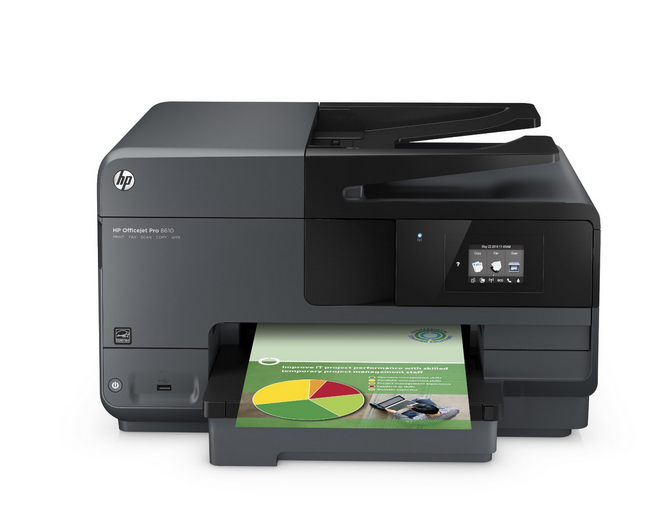 HP Officejet Pro 8610 Wireless All-in-One Color Inkjet Printer (A7F64A#B1H)