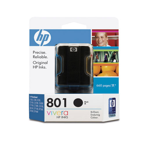 HP 801 inkjet print cartridges C8721ZZ